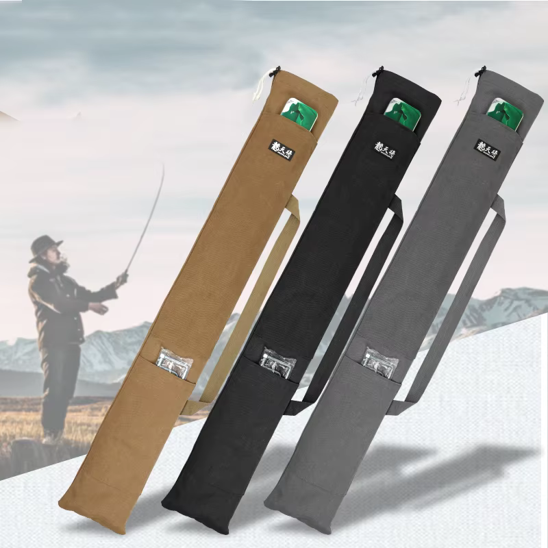 Funda acolchada para cañas de pesca – Bolsa organizadora de lienzo X508G