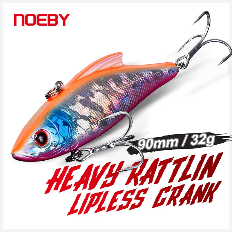 Noeby Rattling – Wobbler hundido con vibración para lubina - imagen 4