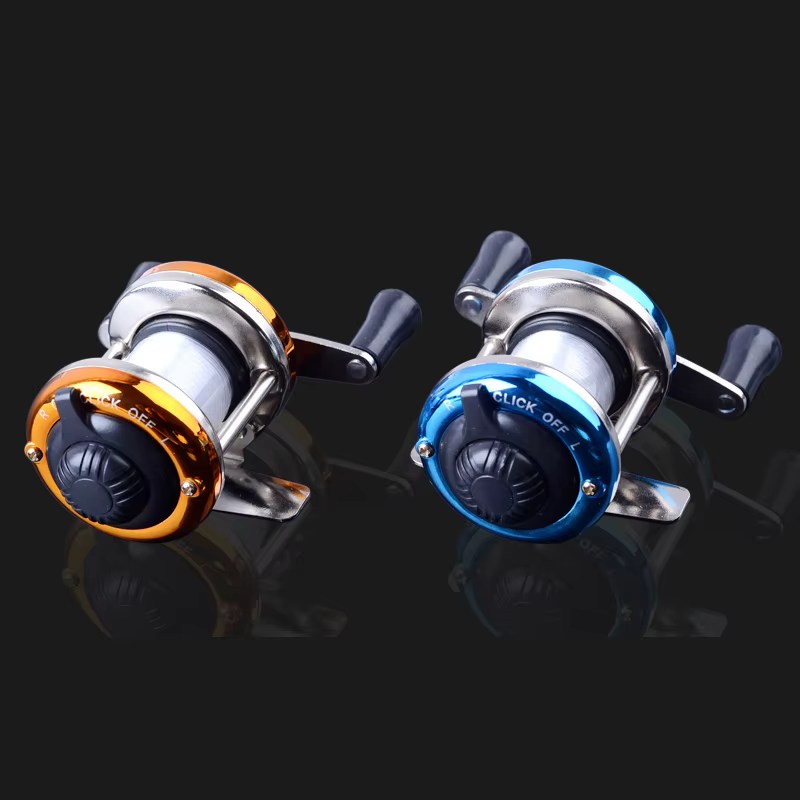 Carrete Giratorio Ice Fishing Metal Mini – Para pesca en hielo - imagen 2