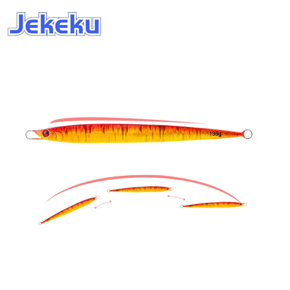 JEKEKU señuelo cuchara jigging de metal para lubina - imagen 4
