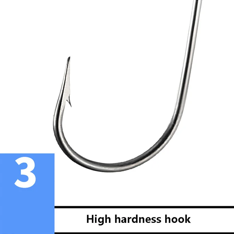 Anzuelo Obsession W001 tamaño real