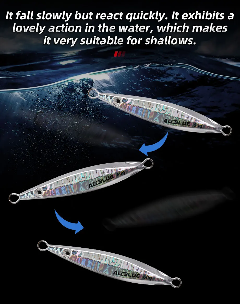 Primer plano del acabado y detalles del señuelo