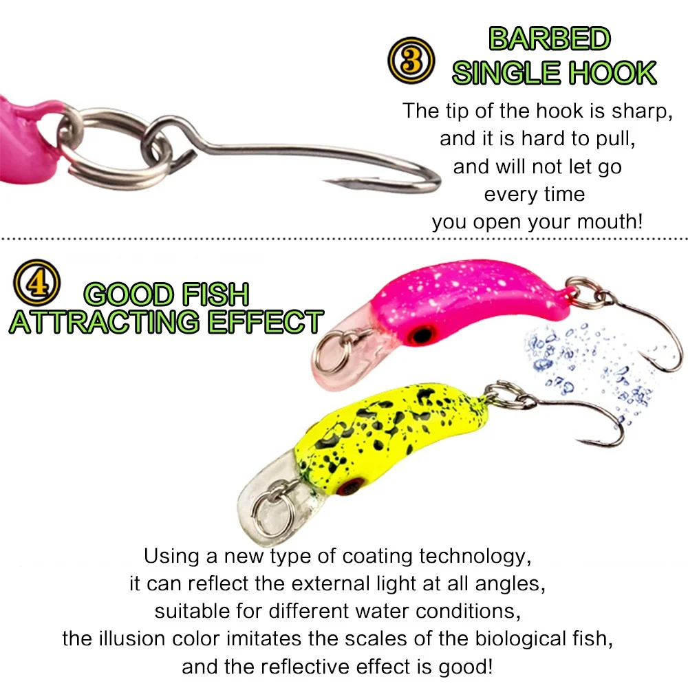 FLYSAND Mini Minnow – Señuelo minnow para spinning - imagen 4