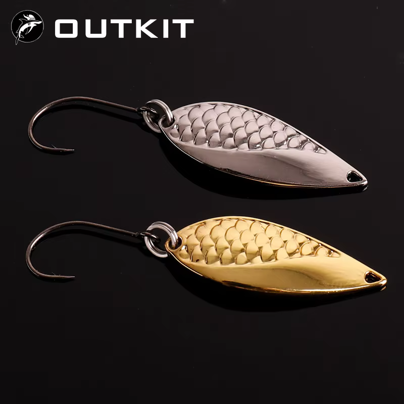 Señuelo DD Spinner en acabado oro