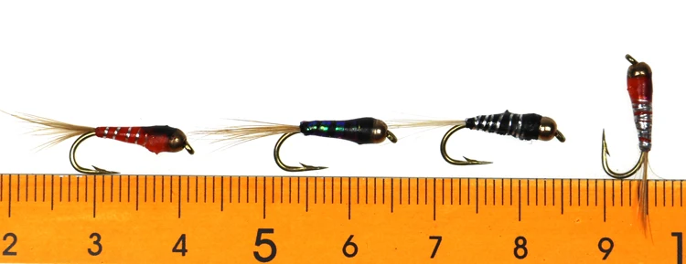 Anzuelo Perdigon Nymph de latón con cuenta grande
