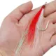 Bucktail Teasers Anzuelos Jig Head inox Mylar para agua salada - imagen 5