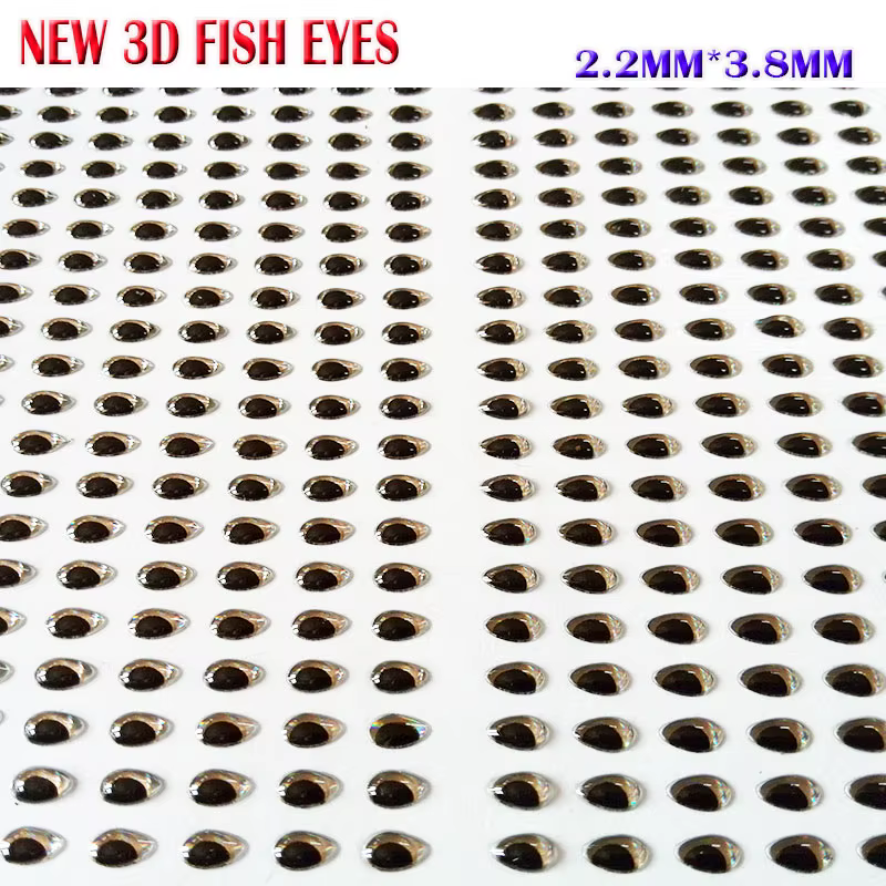 Ojos de Pez 3D para Señuelos – 4 Tamaños Disponibles - imagen 4