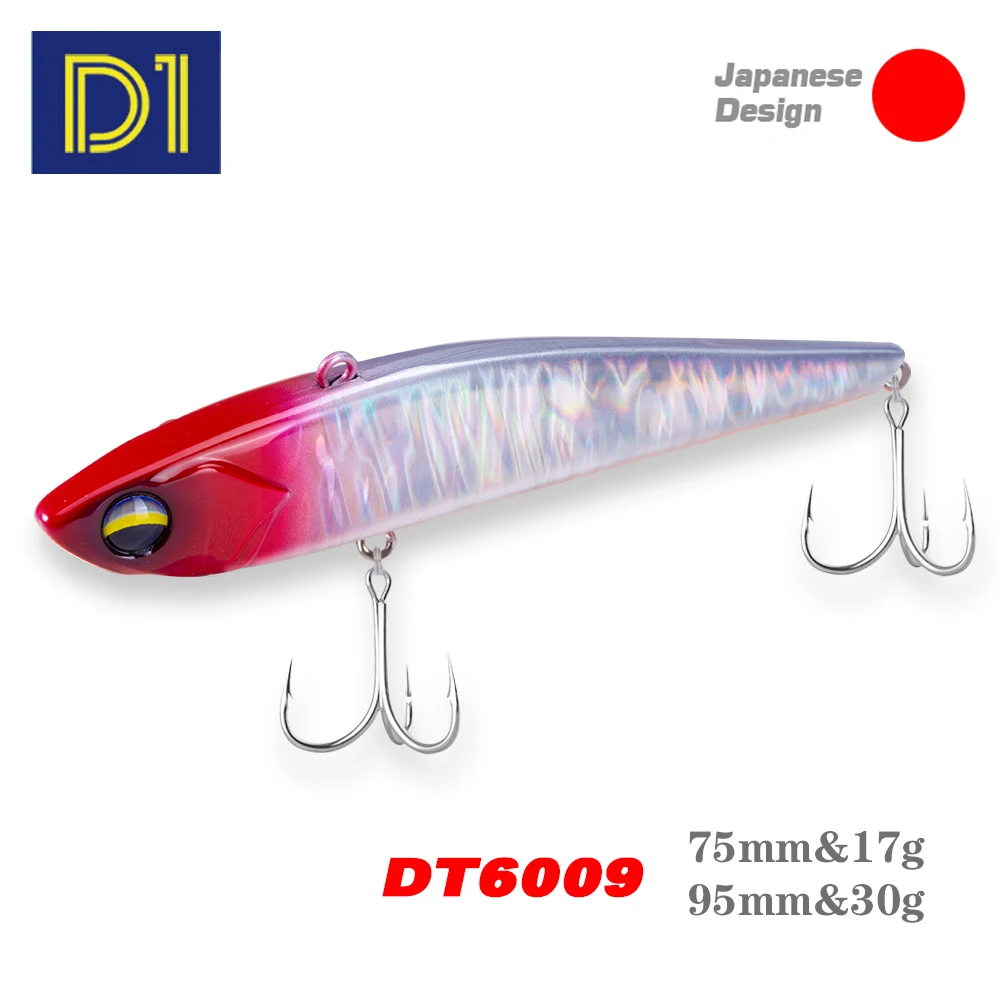 VIB D1 Señuelo Lubina Invierno Vibración UV Pesca
