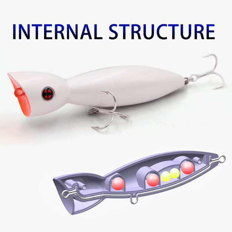 Wondershot B02 Señuelo de pesca duro para depredadores marinos - imagen 3