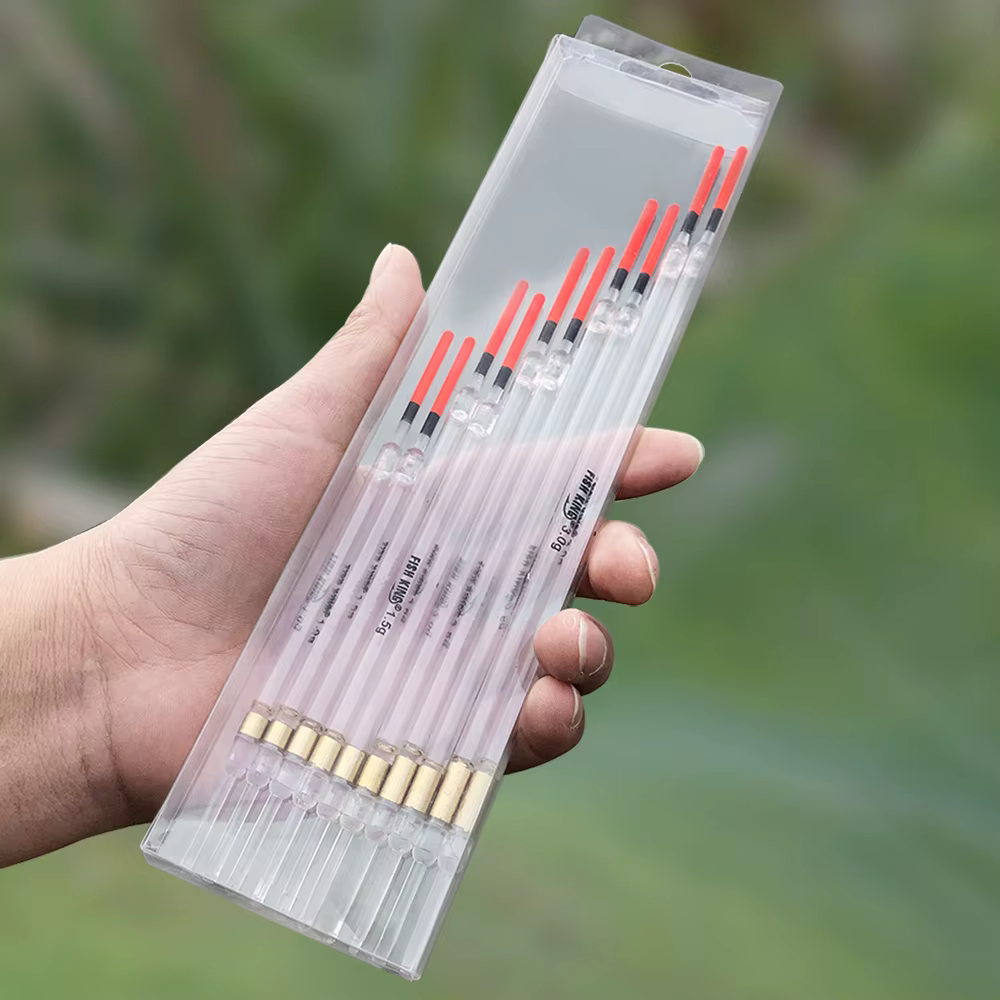 Flotadores de pesca vertical NGB – Plástico duro con tubo transparente - imagen 5
