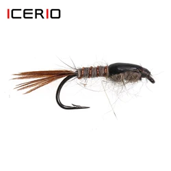 ICERIO Ninfas Orejas de Liebre #12 – Cebo para trucha