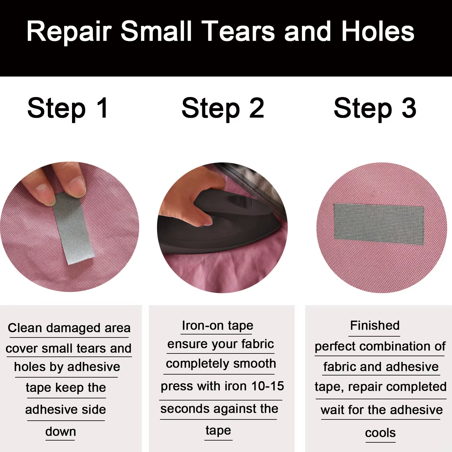 Cinta reparación neopreno termofusible – Parche impermeable waders - imagen 3