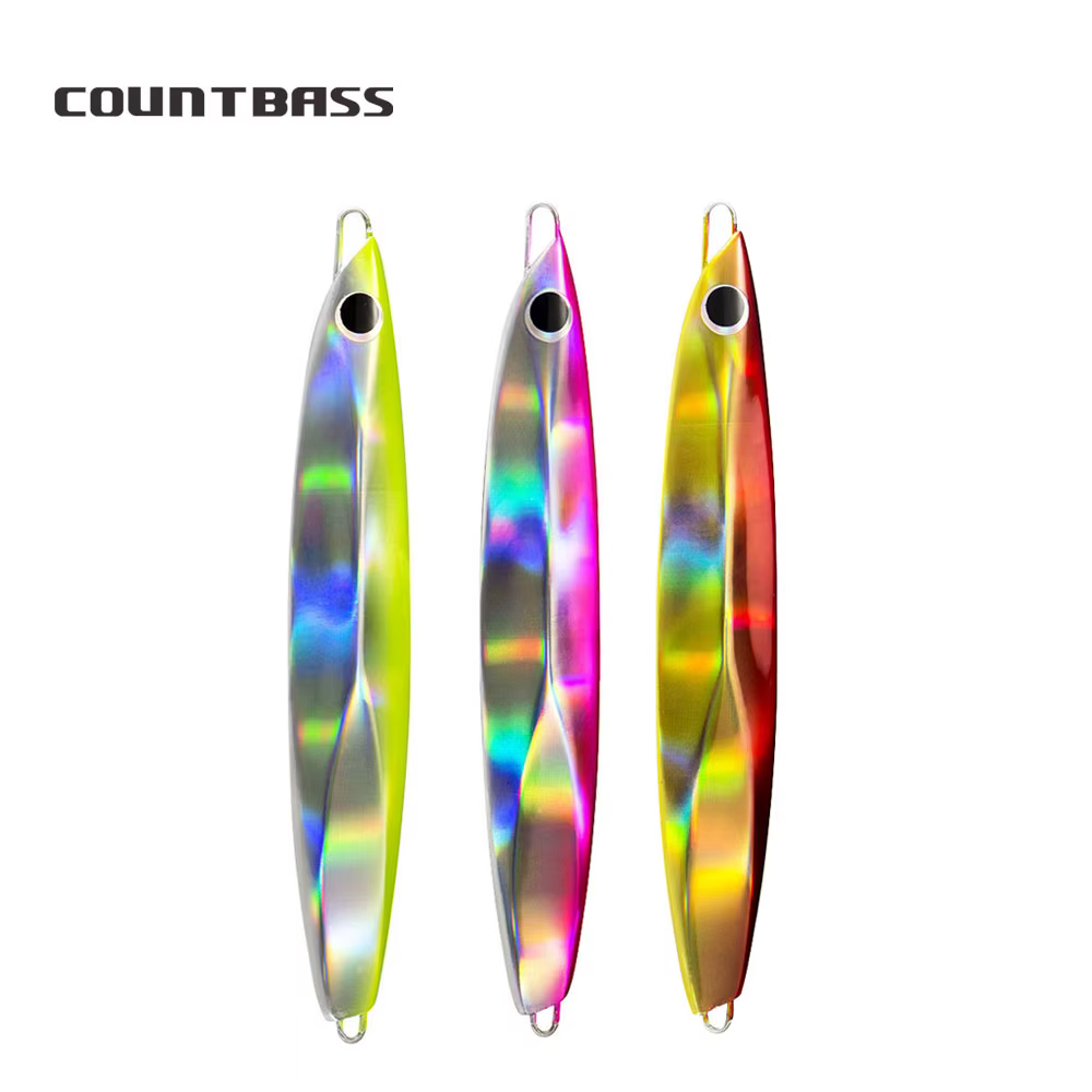 Countbass Señuelos jigging deslizantes metal para agua salada y pargo
