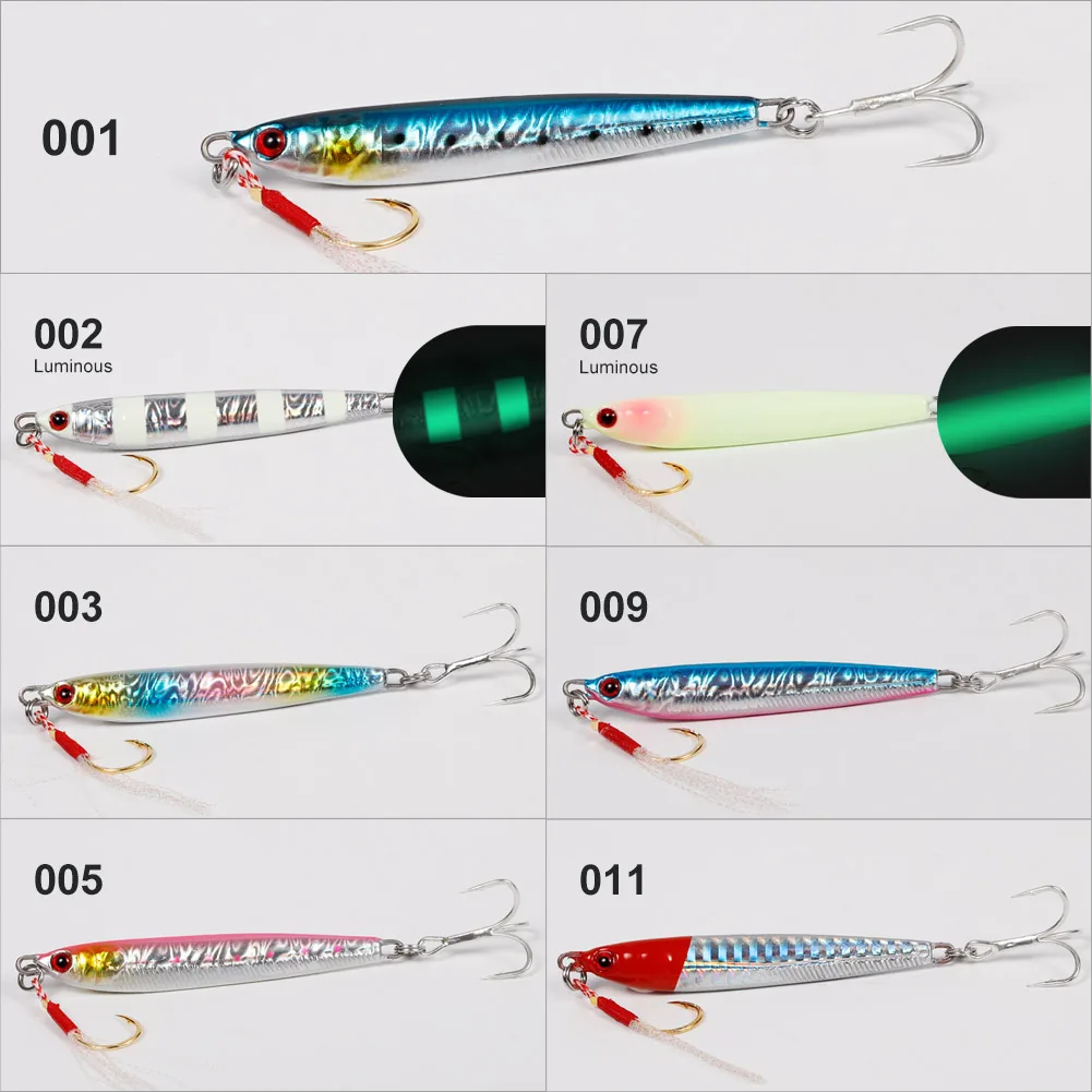Señuelo metal jigging Noeby para lubina – Cebo artificial duro - imagen 2