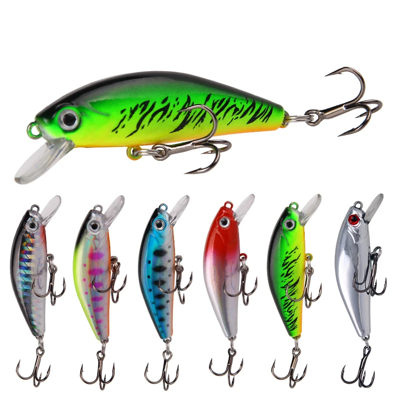 Variación de colores disponibles del señuelo Minnow