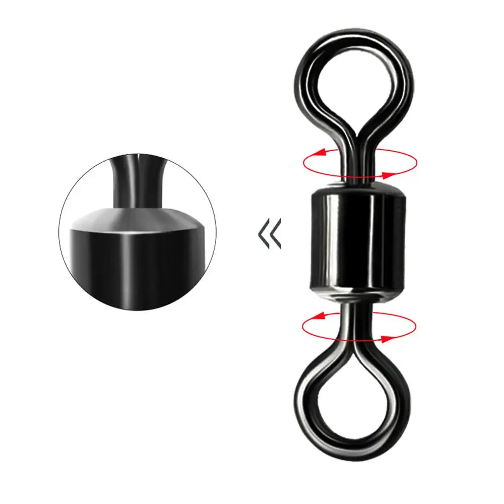 Conectores giratorios con rodamiento de bolas – acero inoxidable - imagen 4