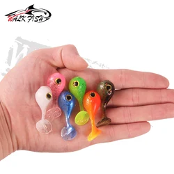 WALK FISH Señuelos suaves de cola en T – Cebo silicona para pesca marina