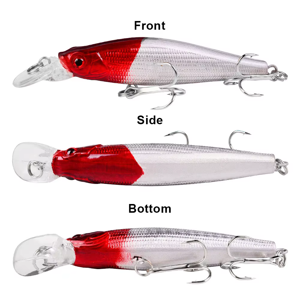 Wobbler flotante para lucio – 9cm 8,4g agua salada - imagen 4