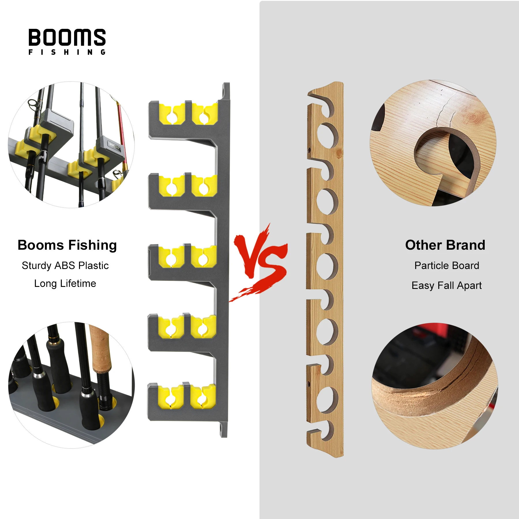 Booms Fishing WV4 - Soporte vertical para cañas de pescar ultraligero - imagen 5