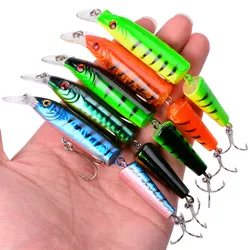 Wobbler artificial multiarticulado 10,5 cm 9g pesca marítima