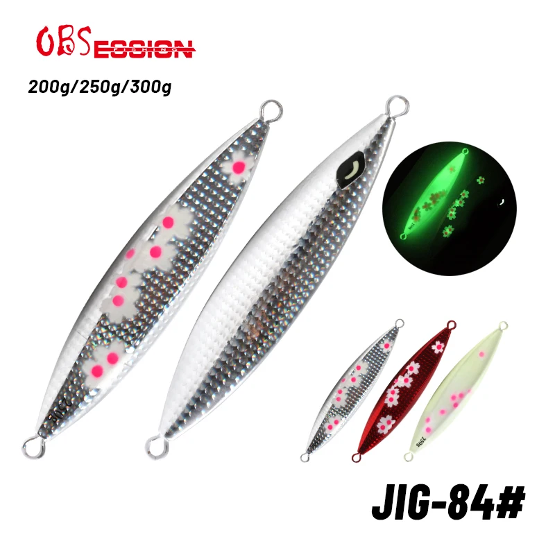 TEASER J84 señuelo jigging lento – Agua salada doble gancho asistencia