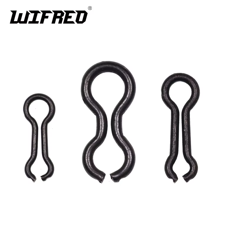 Ojales de plomo Do It Mold Loops – Latón para líder de carpa negro mate - imagen 2