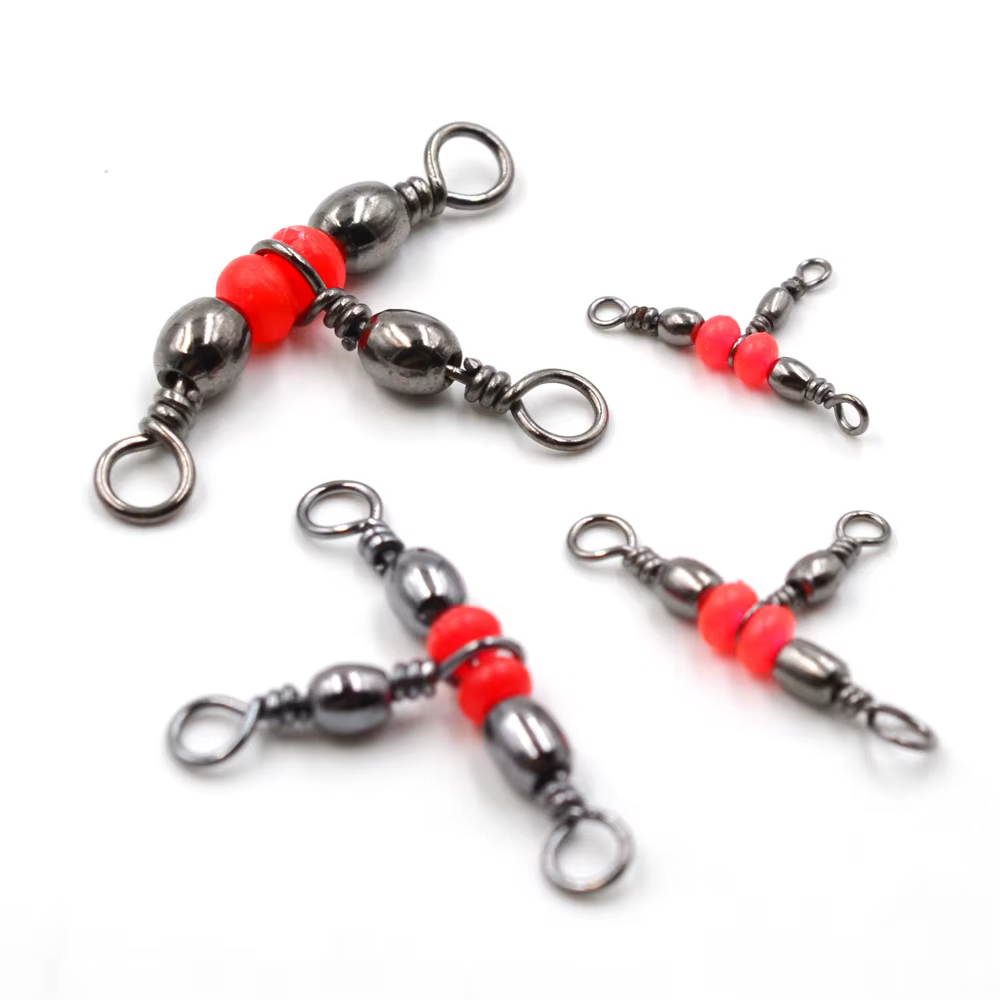 MNFT Conector Giratorio Triple T-Turn – Para línea cruzada de pesca - imagen 5