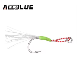 Anzuelo Luminoso ALLBLUE con Pluma PE y Anillo – Jigging 10-80g