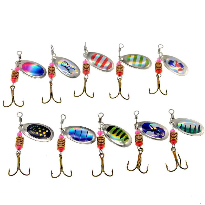 Spinner Peche Metálico para Carpa y Trucha – Señuelo con Paleta - imagen 2