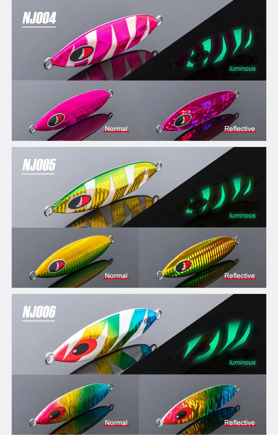 Señuelo NOEBY con detalles de construcción