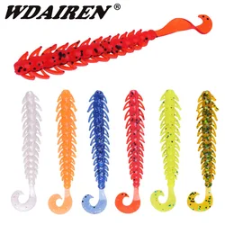 Larva Señuelo Blando Swimbait realista – Cebo silicona para lucio