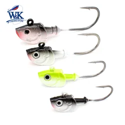 Anzuelos Jig Rig cola de paleta para vinilos en agua dulce