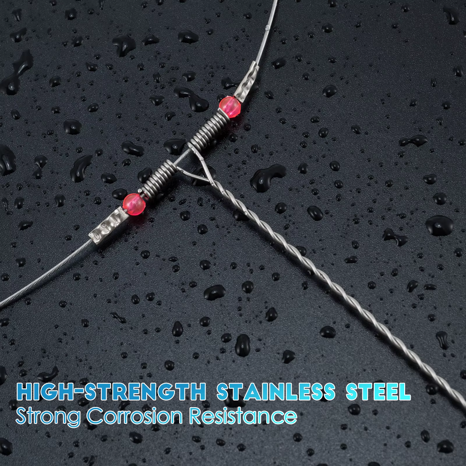 Aparatos Sharkfishing Bluefin – Acero inoxidable 2 brazos con giratorio - imagen 2