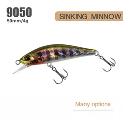 Señuelo duro japonés Wobbler Peche 50mm 4g hundiéndose pececillo