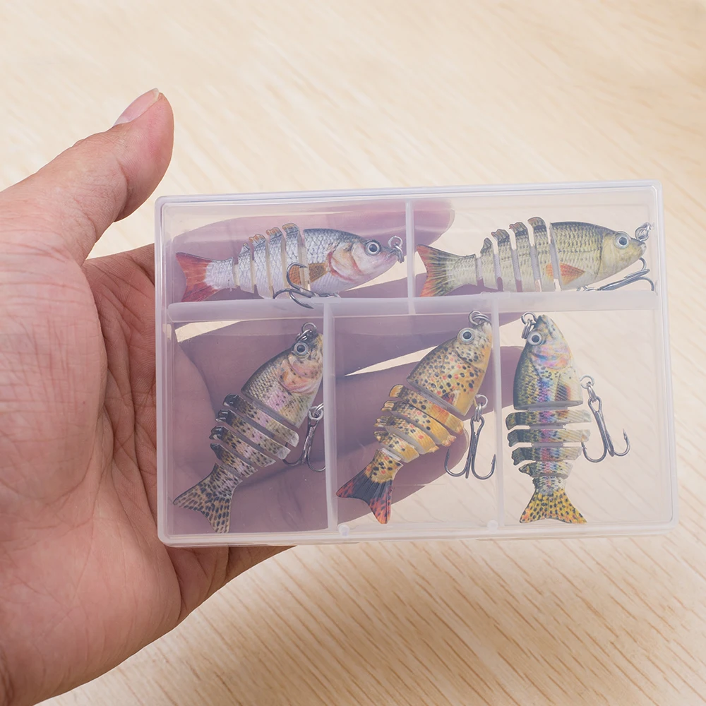 Kit Señuelos Swimbait articulados para lubina - imagen 4