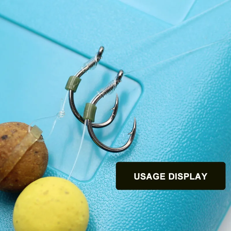 Anzuelos carpa feeder con púas de acero carbono – sistema Chod