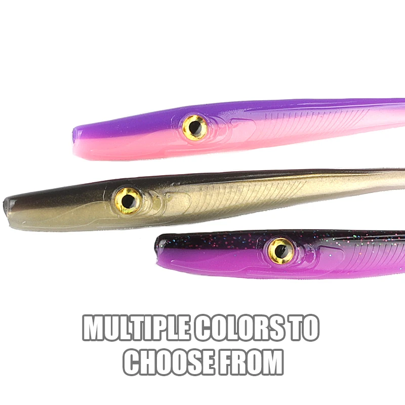 Supercontinent Crazy Slug – Señuelo shad blando 185mm para lubina - imagen 5