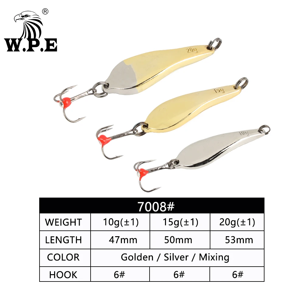 W.P.E Equilibrador de hielo con anzuelo triple cuchara - imagen 5