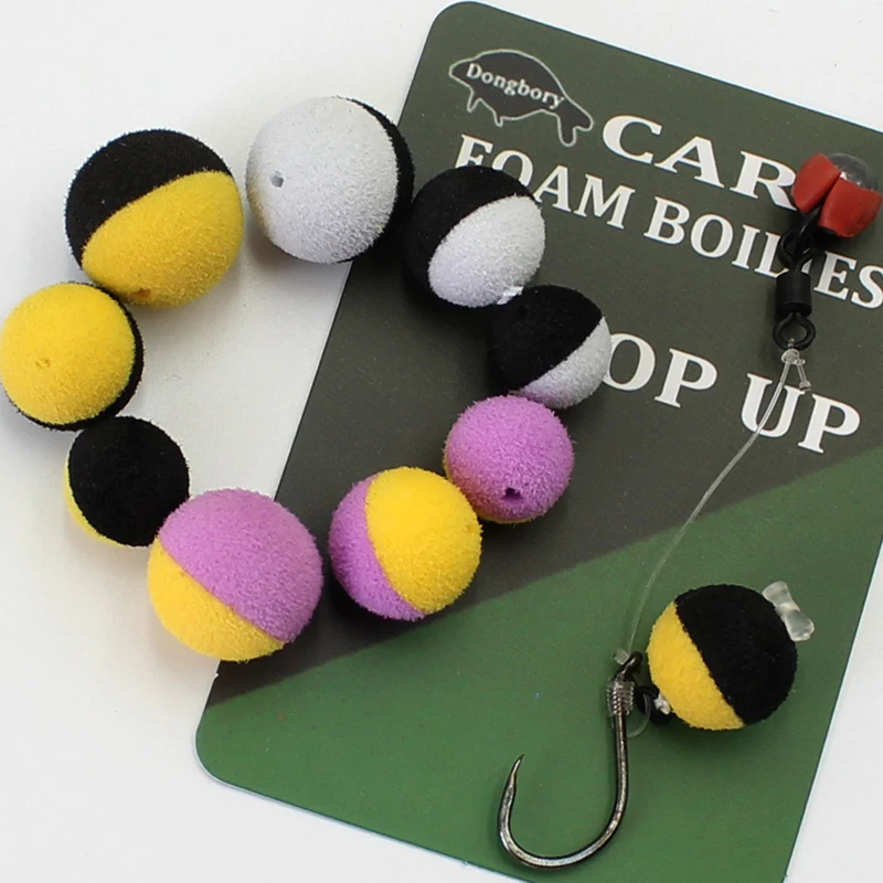 Boilies flotantes burbujas en pelo de espuma para carpas - imagen 4