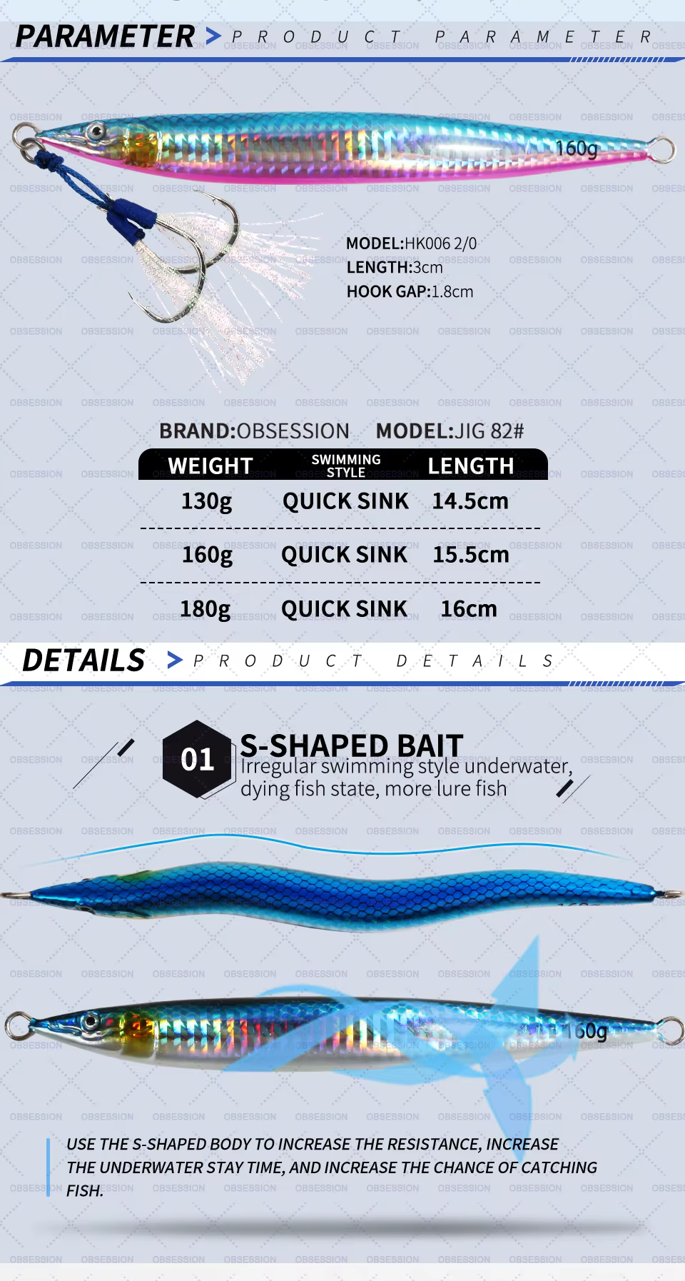 Detalle del gancho de doble asistencia