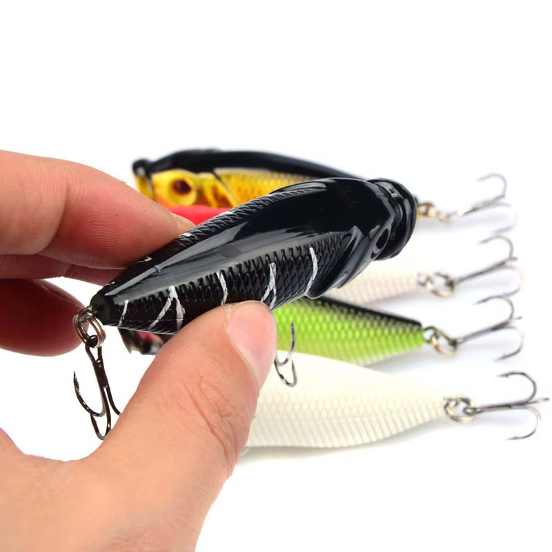 Popper Topwater 6,5 cm – 8,3g con anzuelos triples - imagen 5
