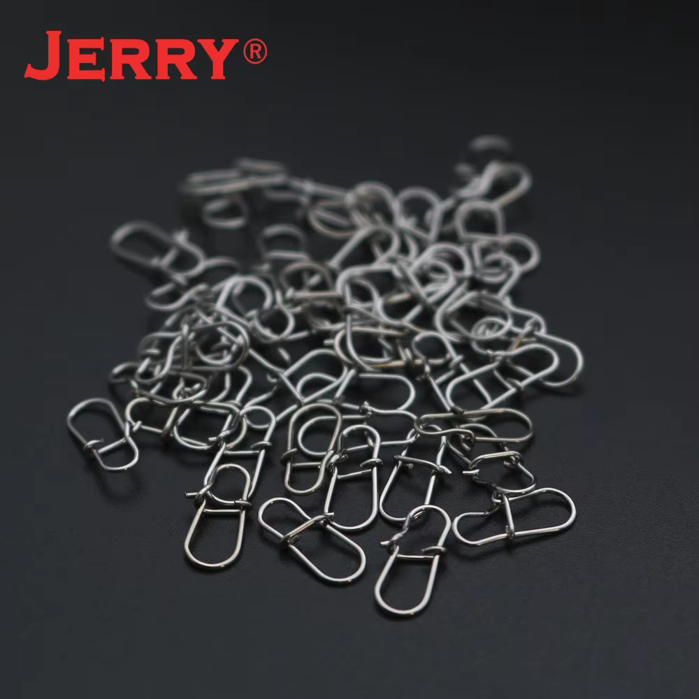 Conector Jerry de acero inoxidable – Enganche seguridad con barril giratorio y clip - imagen 4