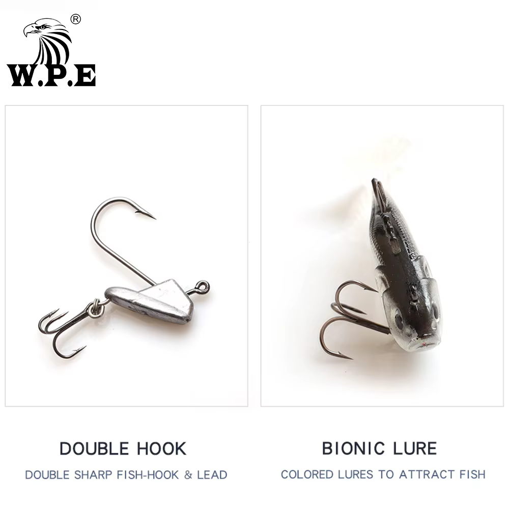 Swimbait vinilo blando con jig head - imagen 4