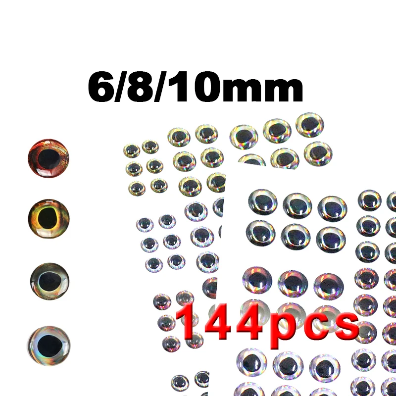 Ojos holográficos 4D vista frontal