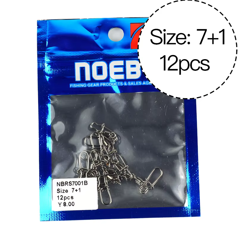 NOEBY Giratorios de Acero al Carbono para Señuelos - imagen 3