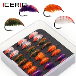 Ninfas Scud Bug ICERIO – Anzuelos con púas para trucha y carpa