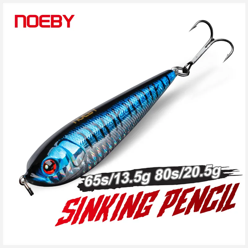Noeby Stickbait Hundido 80mm 21g – Meñique long cast lubina - imagen 3