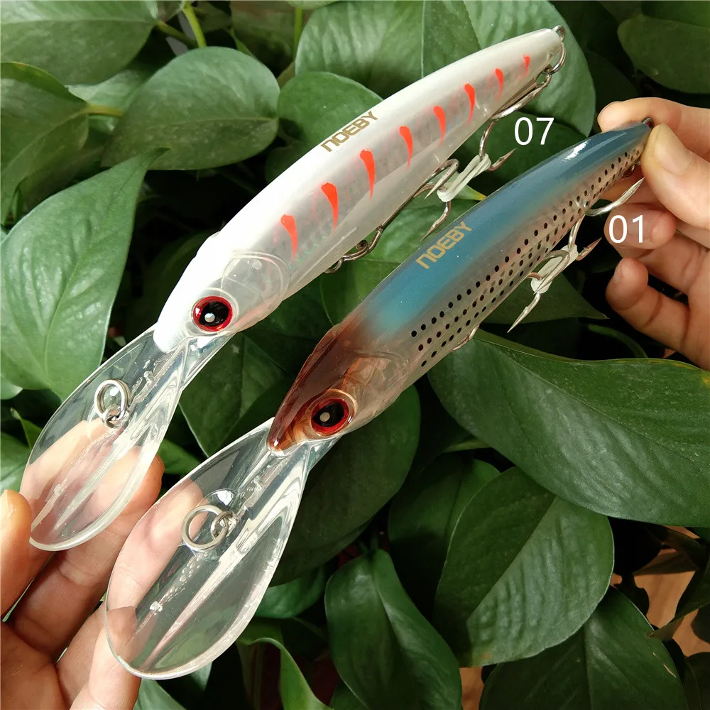NOEBY Minnow Senuelos Duros de Arrastre - imagen 5