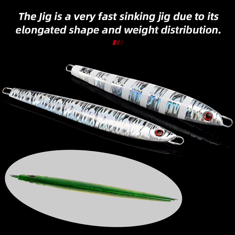 Allblue Metal Jig: señuelo vertical para pesca en agua salada - imagen 2