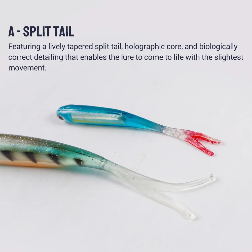NOEBY Swimbait para lubina – Cola en T con láser interior - imagen 5